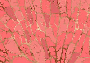 Living Coral Abstract