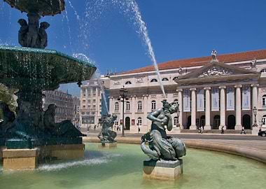 Praca Rossio Lisbon