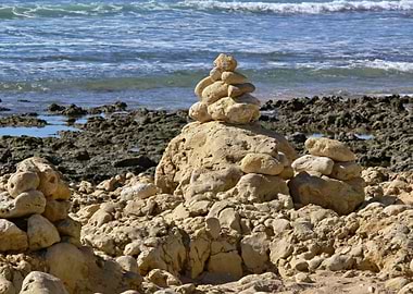 Spiritual stone tower