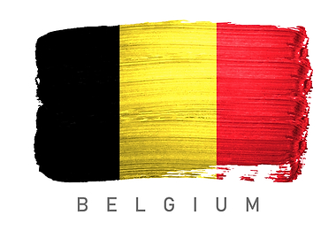 Belgium flag map brush