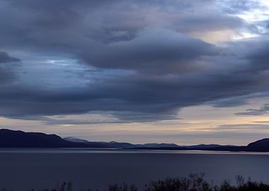 Tornetrask lake Abisko