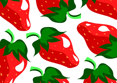 Strawberry pattern
