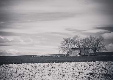 Abandoned barn in Castilla