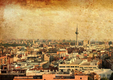 Madrid skyline