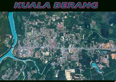 Kuala Berang Map