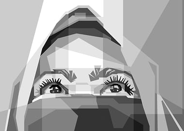 Hijab style Grayscale