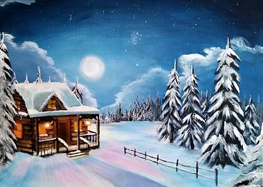 Winter Cabin