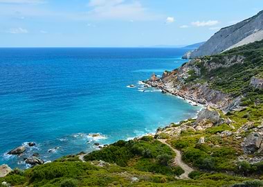 Skiathos Rocky Coast Beach