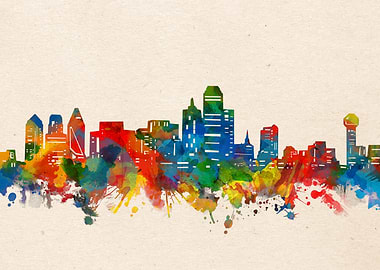 Dallas watercolor