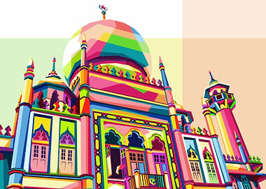 Mosquee Pop Art