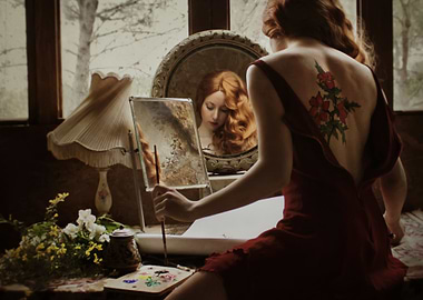 Portrait de l artiste