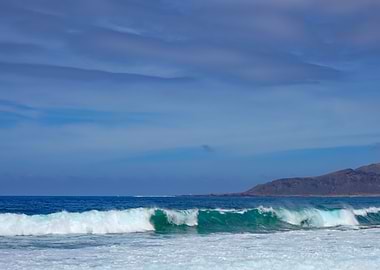 Beautiful sea Canary Isla