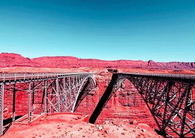 bridge in the desert