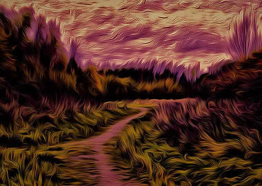 A Gentle Walk at sunset