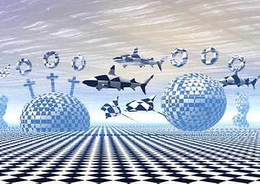 Black and White Sharks