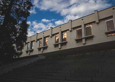 library in the city of art