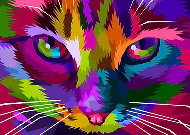 Cat Look Eyes Close Up