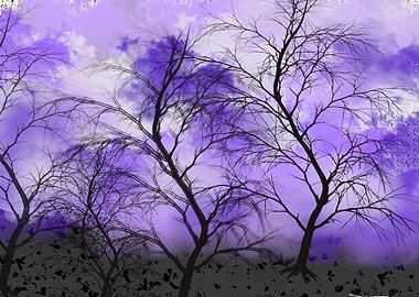 Purple Cloud Explosion