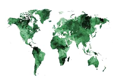 World Map Watercolor