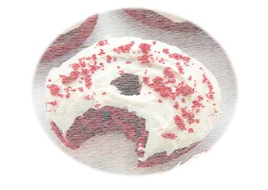 Red Velvet doughnut