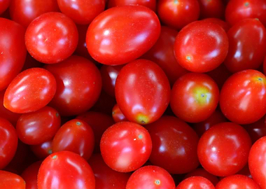 Red Tomatoes on a Market