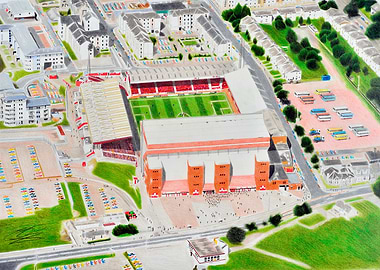 Pittodrie Stadium Scotland
