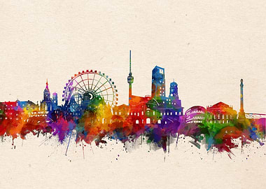 stuttgart watercolor