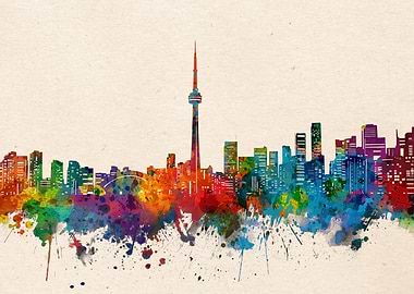 toronto watercolor