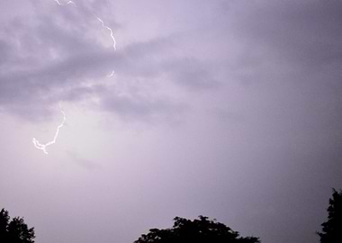 Lightning in Antwerp