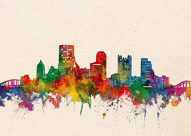 pittsburgh watercolor