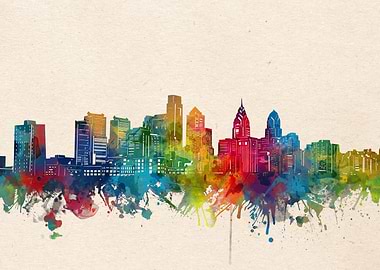 philadelphia watercolor
