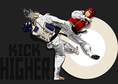 Taekwondo in Vector
