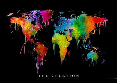 The Creation World Map