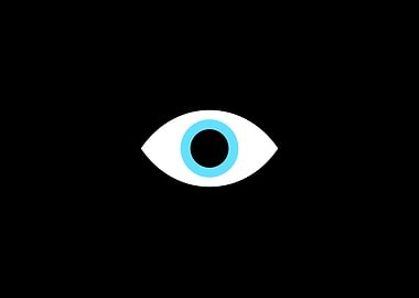 Eye stylized simple disqui