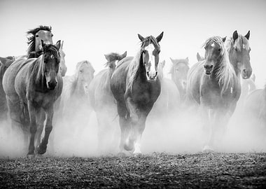 Horses in the Dust