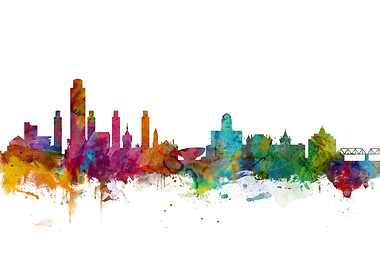 Albany New York Skyline