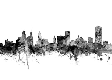 Buffalo New York Skyline