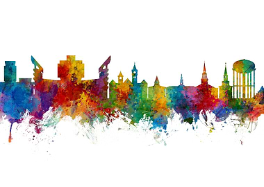 Auburn Alabama Skyline