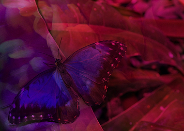 blue butterfly