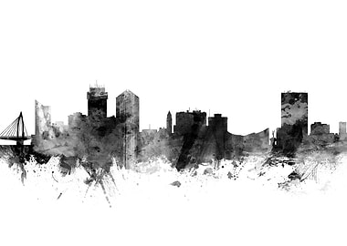 Wichita Kansas Skyline