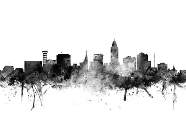 Lincoln Nebraska Skyline