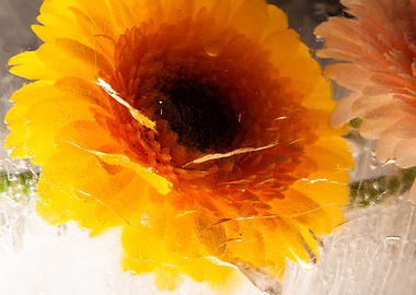 Gerbera in ice 6