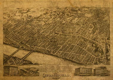 Map of Springfield Mass
