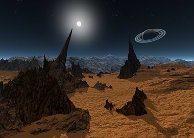 On a satellite of Saturn