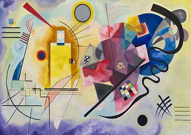 Kandinsky Yellow Red Blue