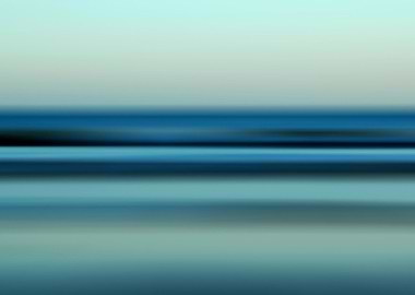 Muted Blue Horizon
