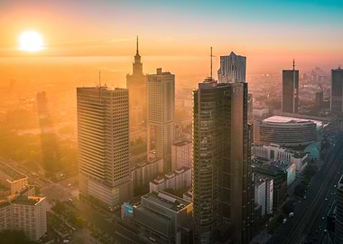 Warsaw sunrise