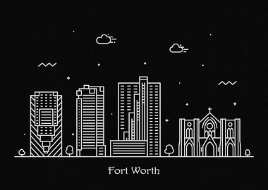 Fort Worth Skyline
