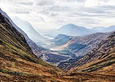 View Glen Etive Scotland