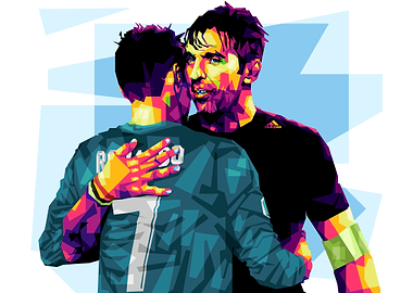 Ronaldo And Buffon
